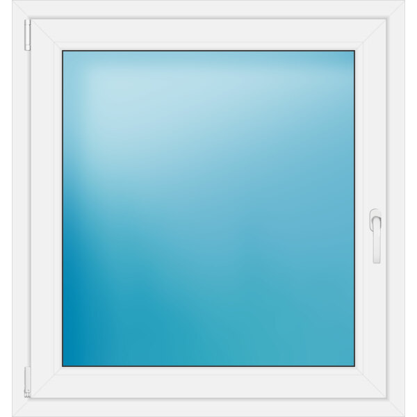 Einflügeliges Fenster 100 x 106 cm Farbe Weiß