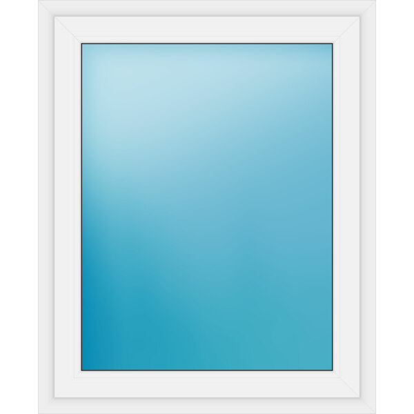 Einflügeliges Fenster 100 x 123 cm Farbe Weiß