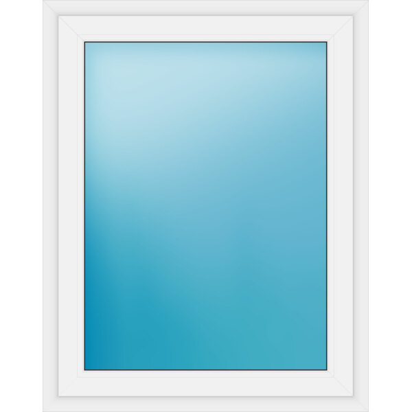 Einflügeliges Fenster 100 x 127 cm Farbe Weiß