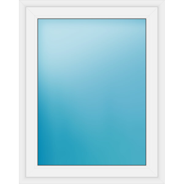 Einflügeliges Fenster 100 x 127 cm Farbe Weiß