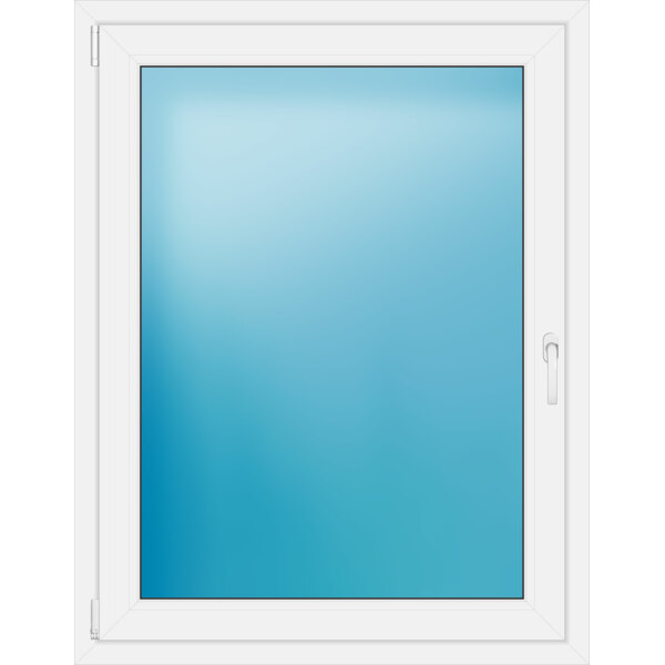 Einflügeliges Fenster 100 x 129 cm Farbe Weiß