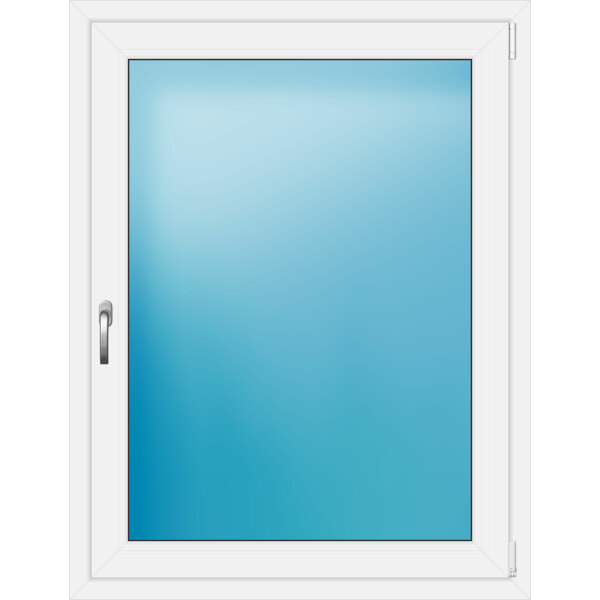 Einflügeliges Fenster 100 x 130 cm Farbe Weiß