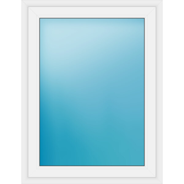 Einflügeliges Fenster 100 x 131 cm Farbe Weiß