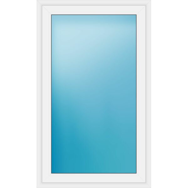 Einflügeliges Fenster 1000x1645 Farbe Weiß