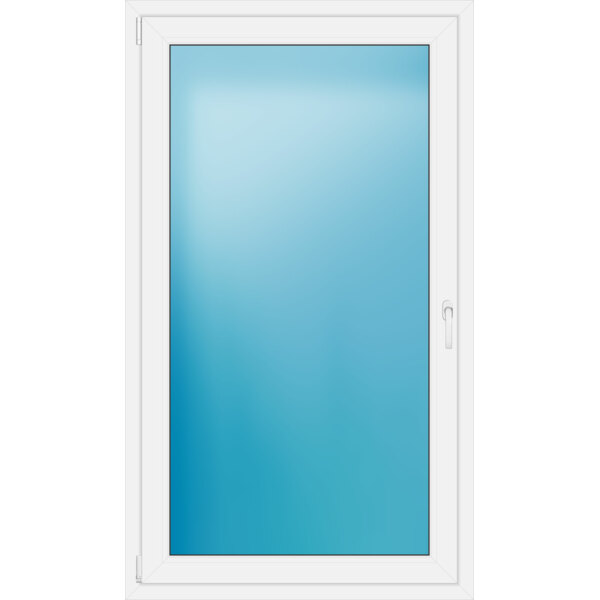 Einflügeliges Fenster 100 x 172 cm Farbe Weiß