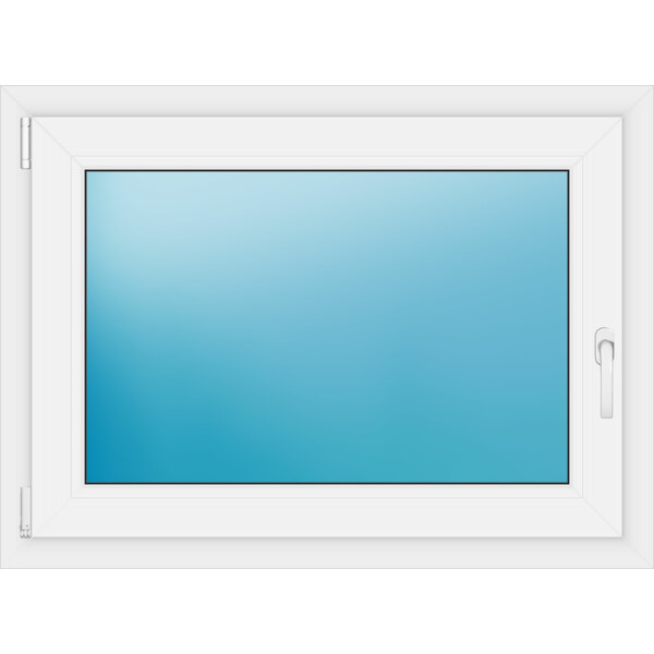 Einflügeliges Fenster 100 x 74 cm Farbe Weiß
