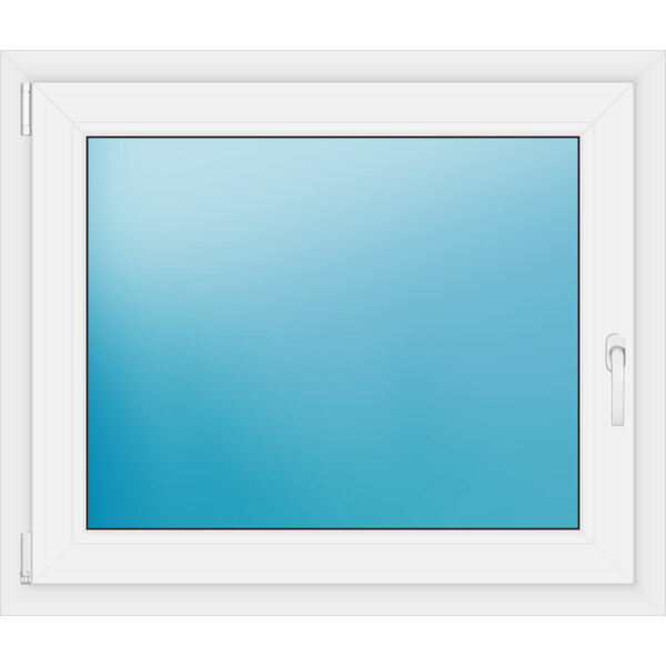 Einflügeliges Fenster 100 x 85 cm Farbe Weiß