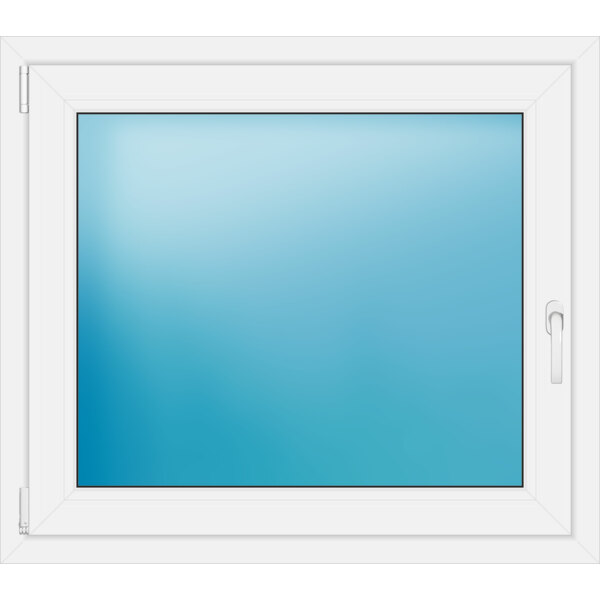 Einflügeliges Fenster 100 x 88 cm Farbe Weiß