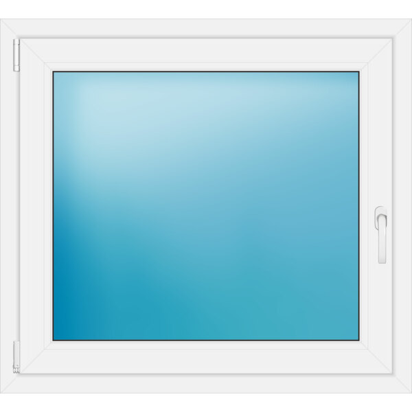 Einflügeliges Fenster 100 x 91 cm Farbe Weiß
