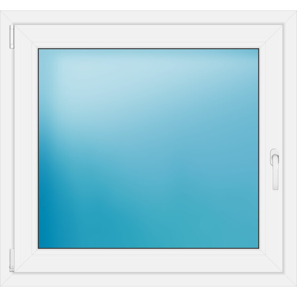 Einflügeliges Fenster 100 x 93 cm Farbe Weiß