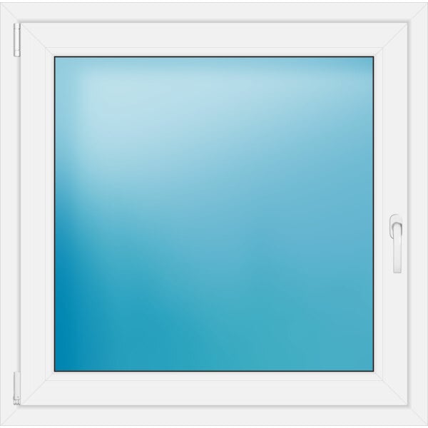 Einflügeliges Fenster 101 x 100 cm Farbe Weiß