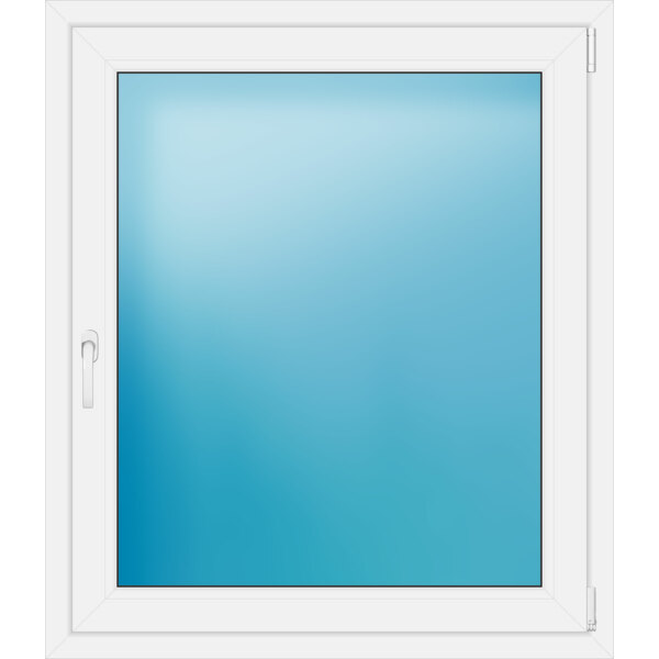 Einflügeliges Kunststofffenster 101x117 cm Weiß 