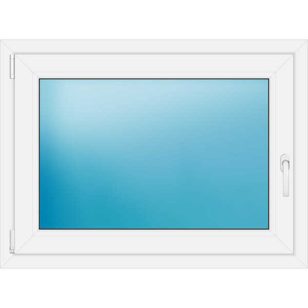 Einflügeliges Fenster 101 x 75 cm Farbe Weiß