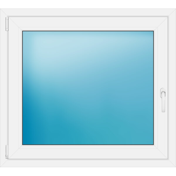 Einflügeliges Fenster 101 x 91 cm Farbe Weiß