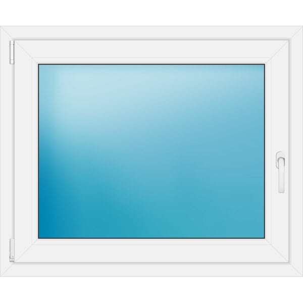 Einflügeliges Fenster 102 x 84 cm Farbe Weiß