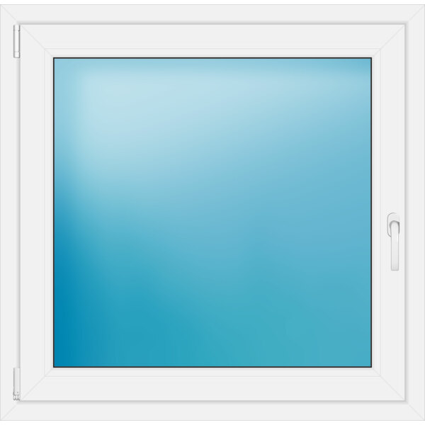 Einflügeliges Fenster 102 x 100 cm Farbe Weiß