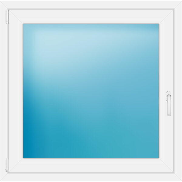Einflügeliges Fenster 102 x 101 cm Farbe Weiß