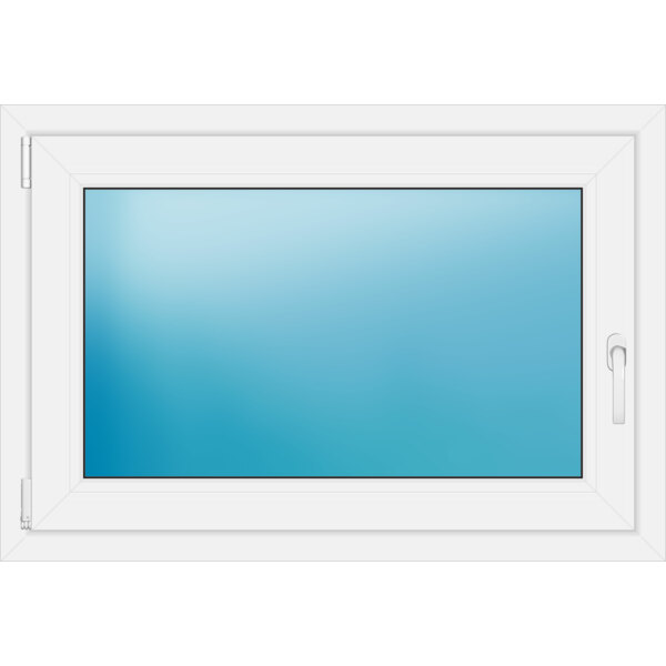 Einflügeliges Fenster 102 x 70 cm Farbe Weiß