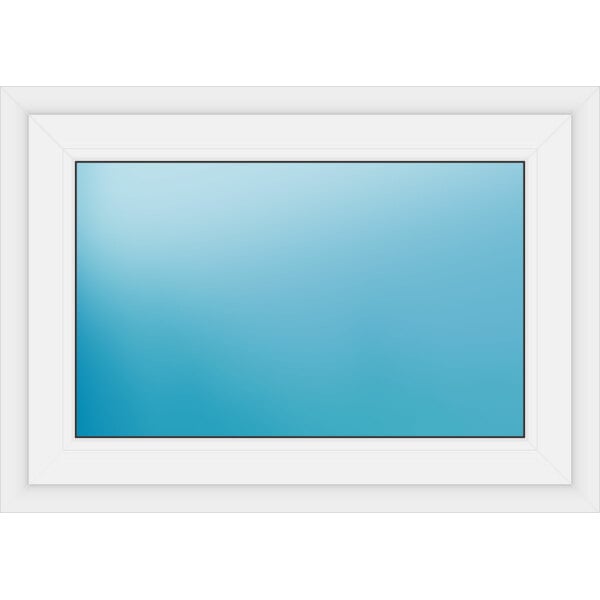 Einflügeliges Fenster 102 x 73 cm Farbe Weiß