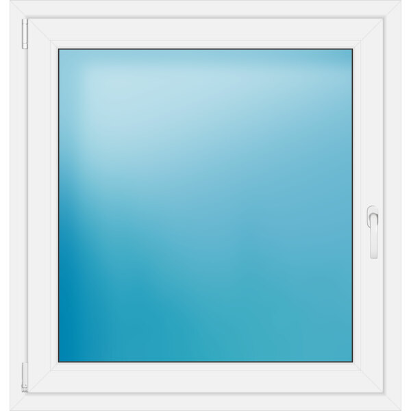 Einflügeliges Fenster 103 x 108 cm Farbe Weiß
