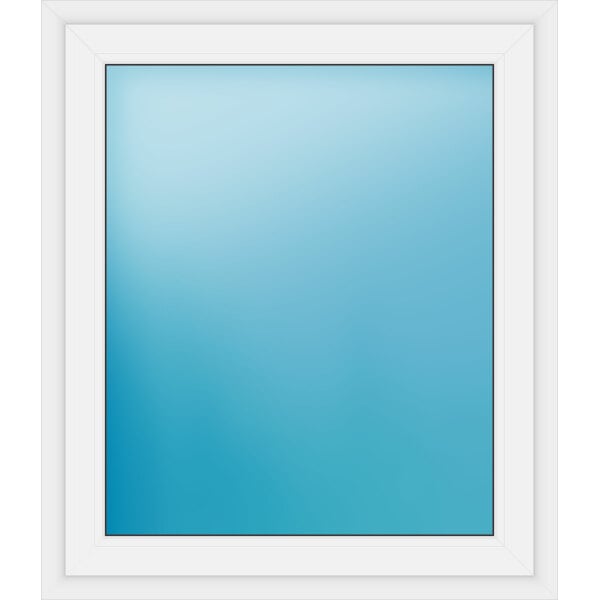 Einflügeliges Fenster 103 x 120 cm Farbe Weiß