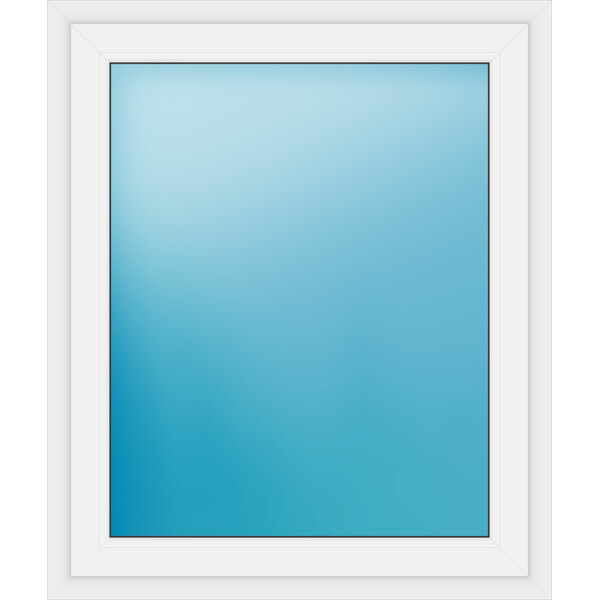 Einflügeliges Fenster 103 x 123 cm Farbe Weiß