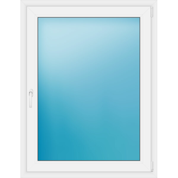 Einflügeliges Fenster 103 x 134 cm Farbe Weiß