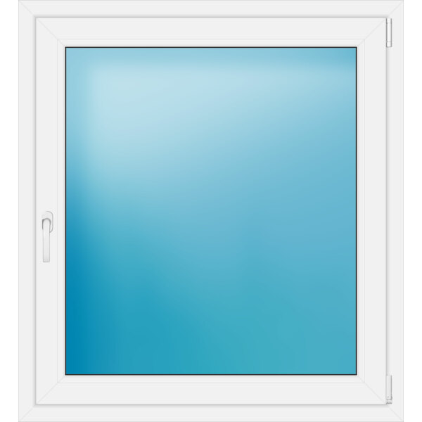 Einflügeliges Kunststofffenster 105x115 cm Weiß 