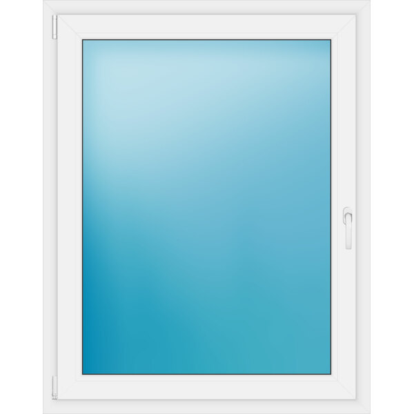 Einflügeliges Kunststofffenster 108x136.5 cm Weiß 