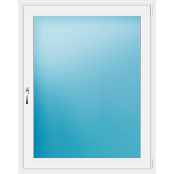 Einflügeliges Kunststofffenster 113x142 cm Weiß 