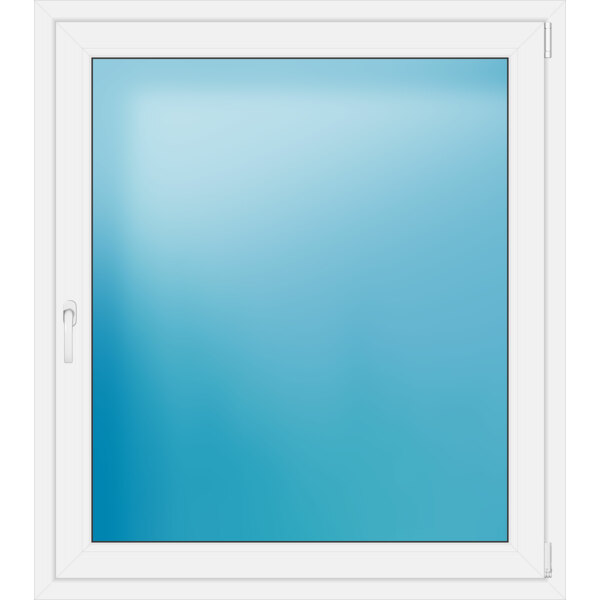 Einflügeliges Kunststofffenster 118x133 cm Weiß 