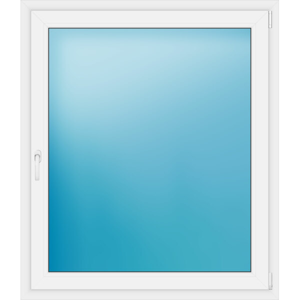 Einflügeliges Kunststofffenster 118.5x137.5 cm Weiß 