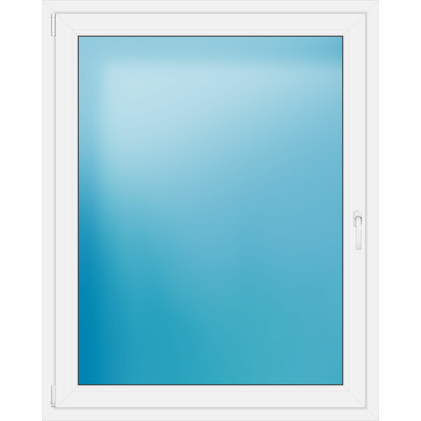 Einflügeliges Kunststofffenster 120x150 cm Weiß 