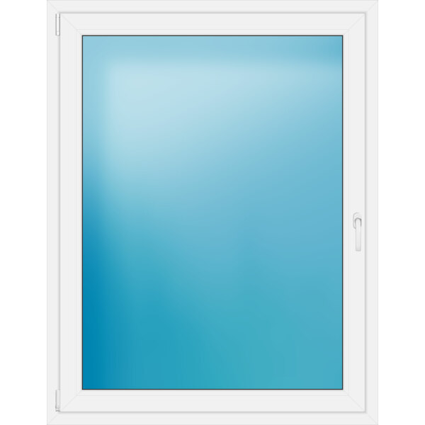 Einflügeliges Kunststofffenster 120x154 cm Weiß 