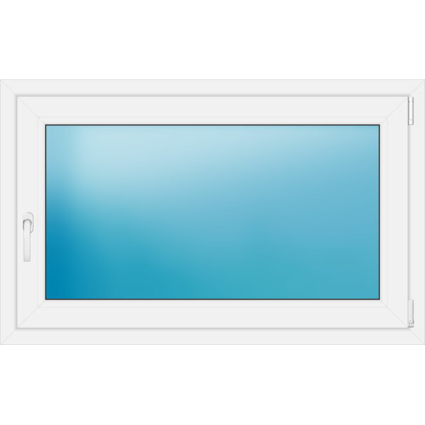 Einflügeliges Kunststofffenster 120x75 cm Weiß 