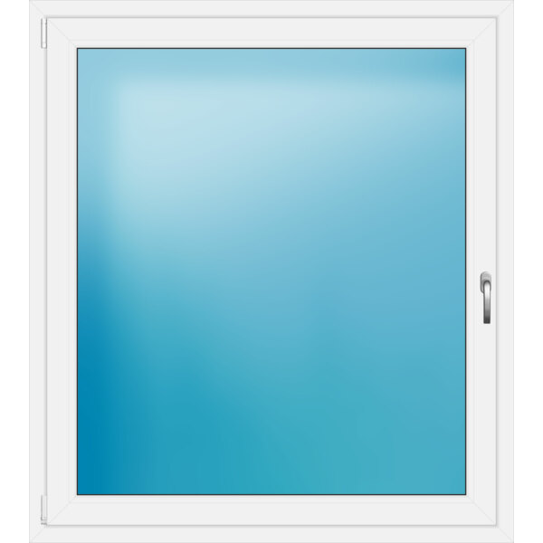 Einflügeliges Kunststofffenster 129.5x145 cm Weiß 