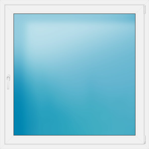 Einflügeliges Kunststofffenster 140x140 cm Weiß 