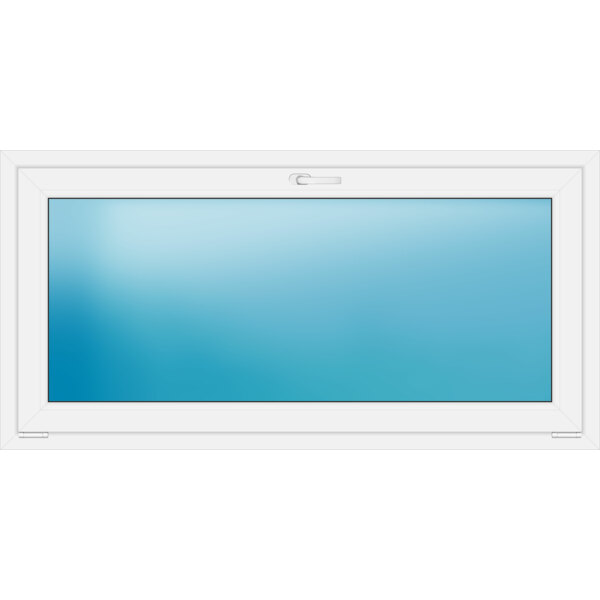 Einflügeliges Kunststofffenster 160x80 cm Weiß 