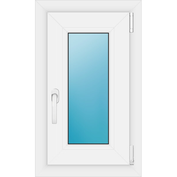 Einflügeliges Kunststofffenster 42x70 cm Weiß 