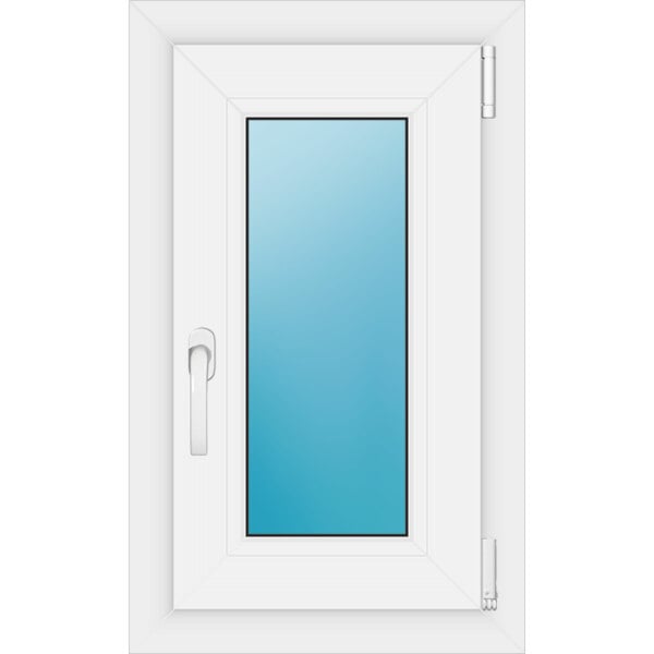 Einflügeliges Fenster 43x71 cm Farbe Weiß