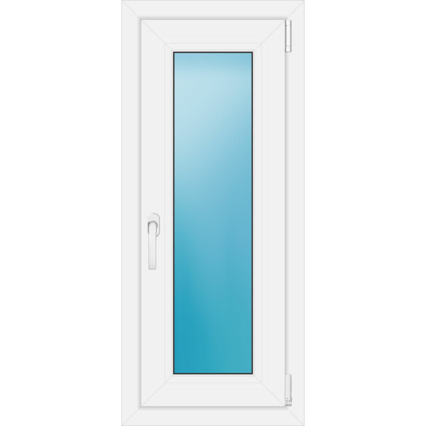 Einflügeliges Kunststofffenster 45x105 cm Weiß 