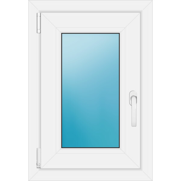 Einflügeliges Kunststofffenster 48x70 cm Weiß 