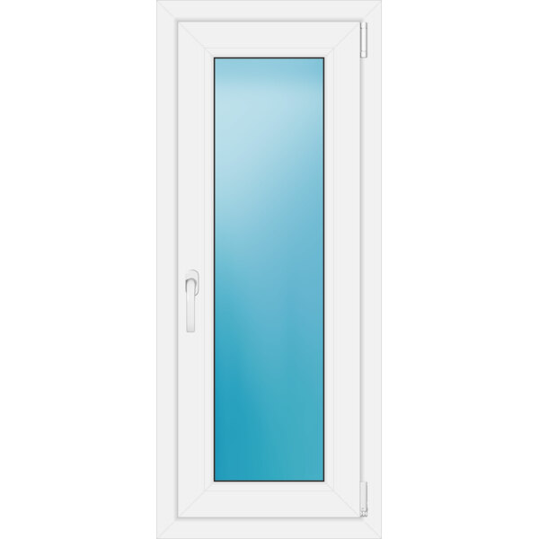 Einflügeliges Kunststofffenster 50x120 cm Weiß 
