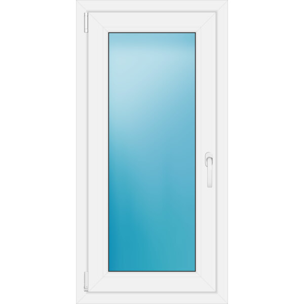 Einflügeliges Fenster 60 x 120 cm Farbe Weiß