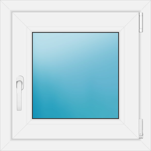 Einflügeliges Fenster 60 x 60 cm Farbe Weiß