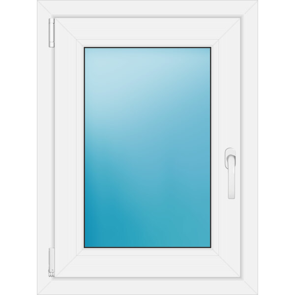 Einflügeliges Fenster 60 x 80 cm Farbe Weiß