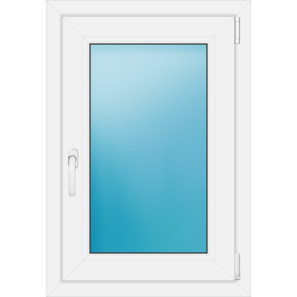 Einflügeliges Kunststofffenster 60x87 cm Weiß 