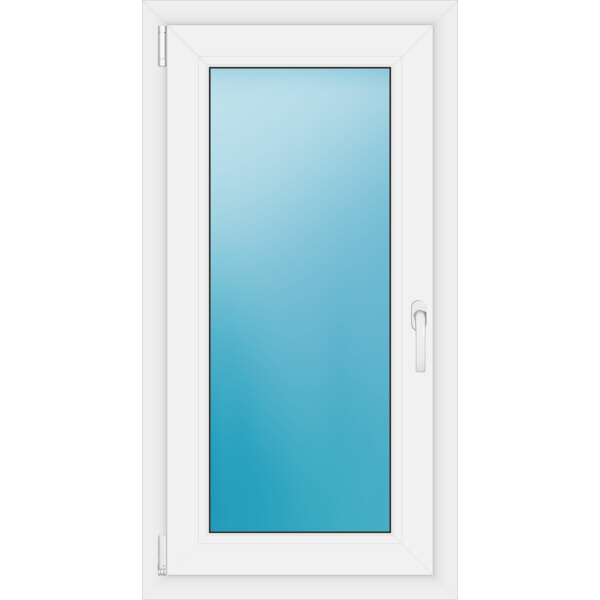 Einflügeliges Kunststofffenster 61x116 cm Weiß 