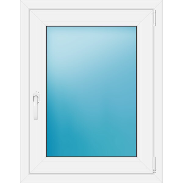 Einflügeliges Kunststofffenster 70x90 cm Weiß 
