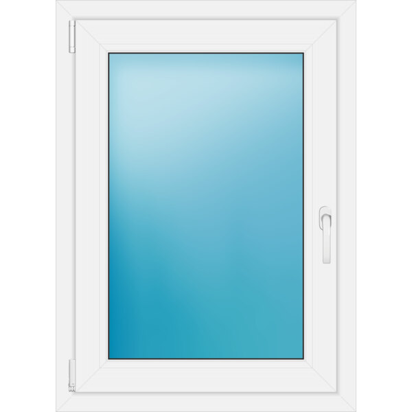 Einflügeliges Kunststofffenster 73x100 cm Weiß 